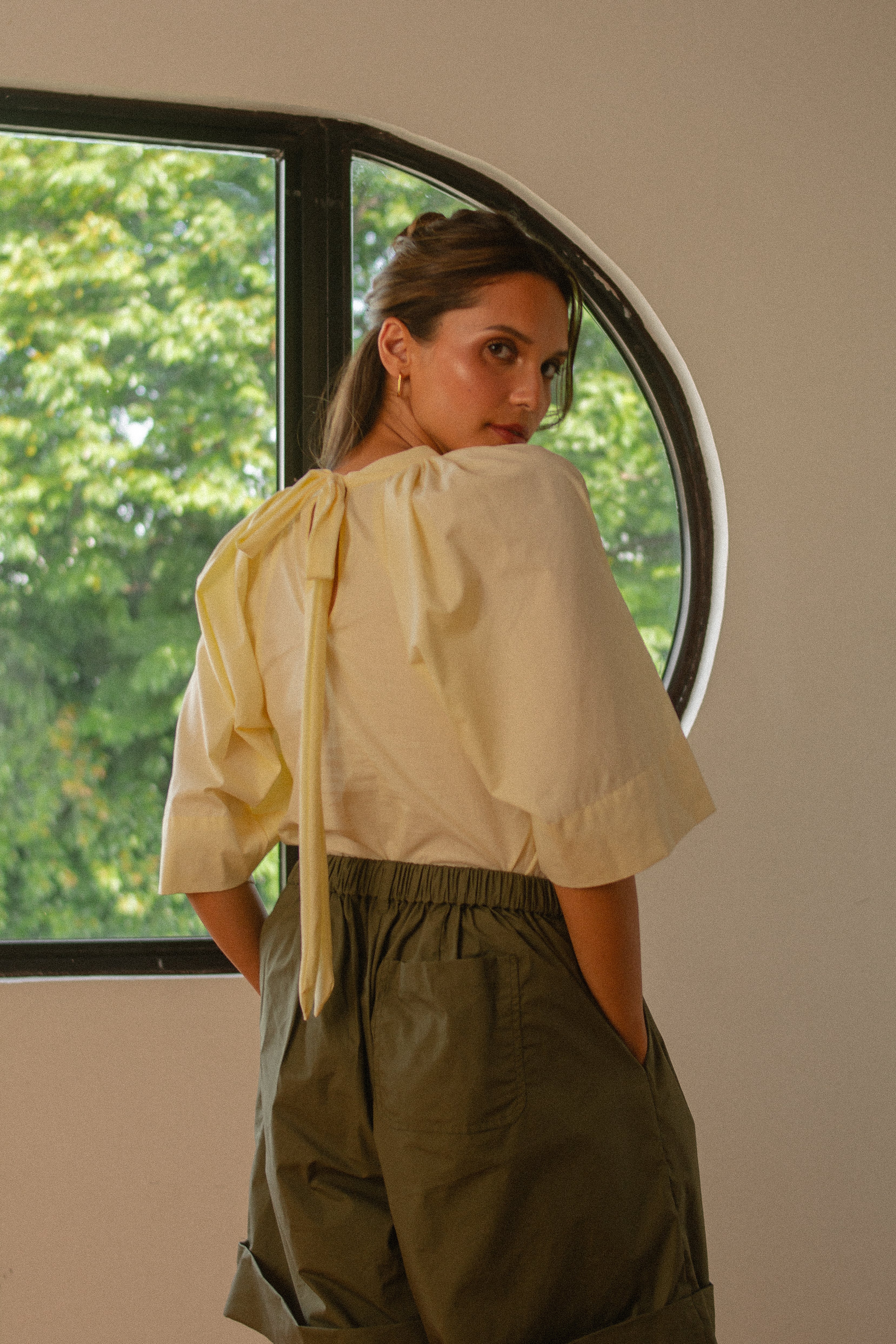 Sol Blouse in Soft Daffodil