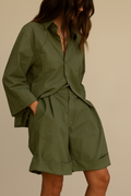 Nest Shirt in Earthy Olive